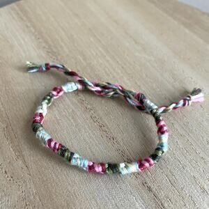 Alaia Bracelet anklet trendy comfortable tie embroidery thread woven gift